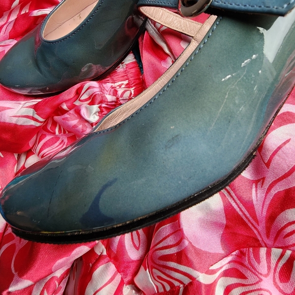 Le Babe Glitter Heel Mary Jane Pumps - Picture 7 of 7